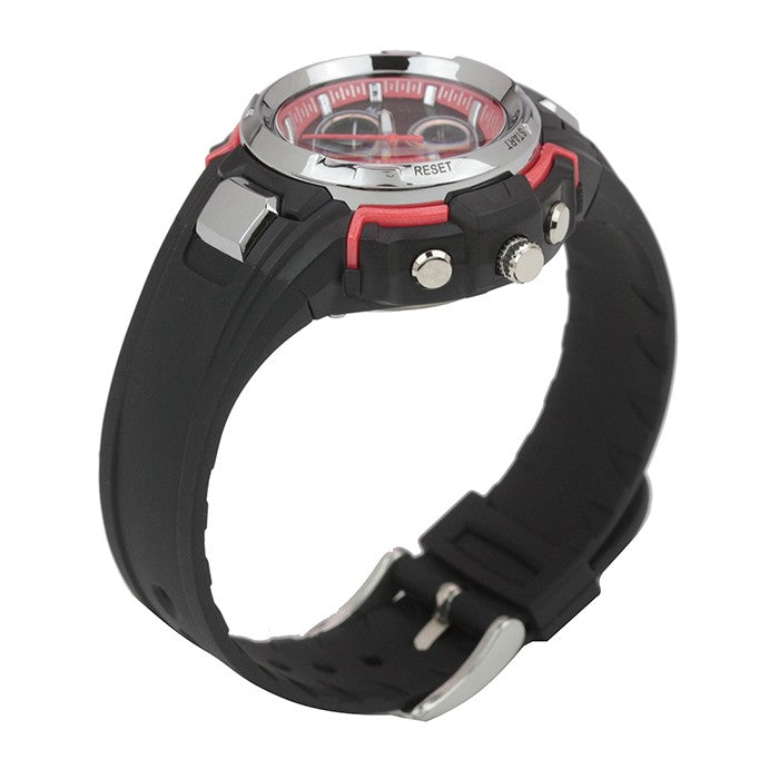 TCHP1001-BKRE02 子供用 キッズ プチシリーズ 防水 黒×赤 男の子 女の子 ボーイズ ガールズ