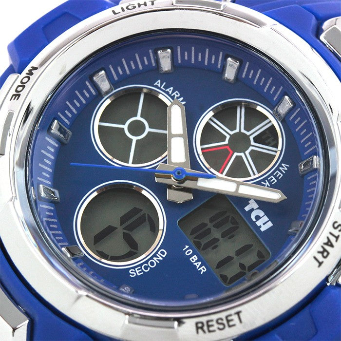 TCHP1001-BLBL03 子供用 キッズ プチシリーズ アナデジ 防水 男の子 青×青 ボーイズ