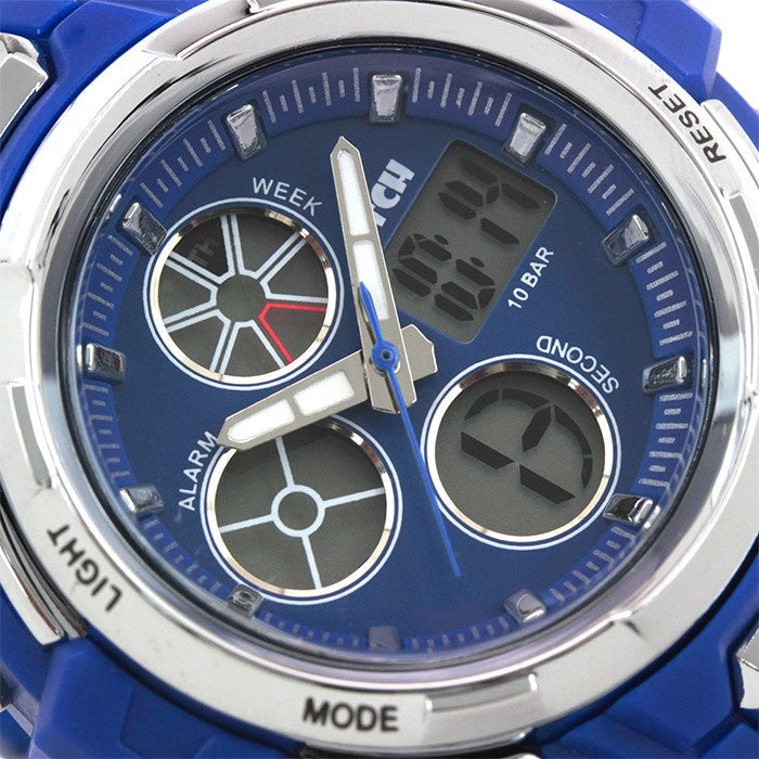 TCHP1001-BLBL03 子供用 キッズ プチシリーズ アナデジ 防水 男の子 青×青 ボーイズ