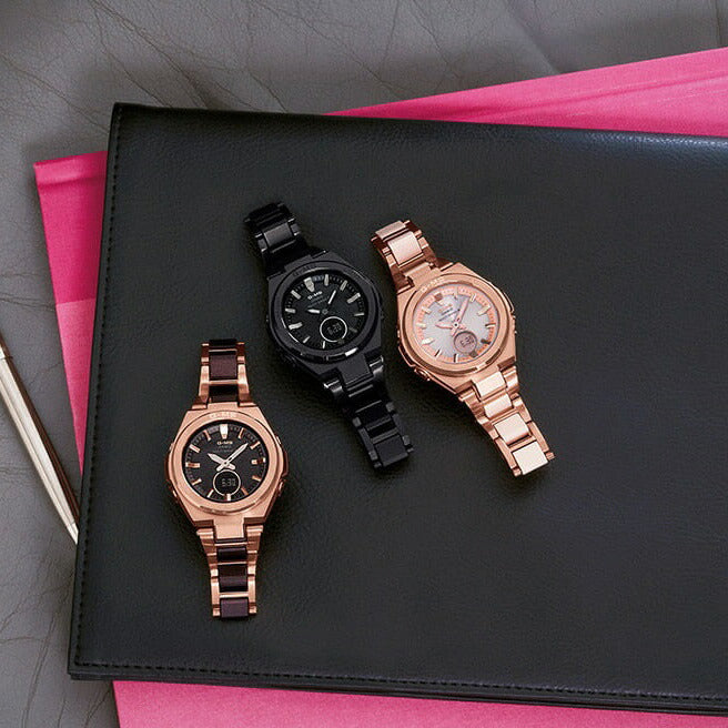 BABY-G G-MS MSG-W200CG-5AJF ベビージー カシオ レディース 腕時計 電波 ソーラー アナデジ ブラウン ジーミズ 国内正規品