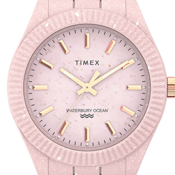 タイメックス WATERBURY OCEAN ウォーターベリー オーシャン TW2V33100 メンズ 腕時計 電池式 クオーツ ピンク オーシャンバウンド プラスチック