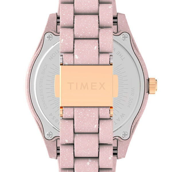 タイメックス WATERBURY OCEAN ウォーターベリー オーシャン TW2V33100 メンズ 腕時計 電池式 クオーツ ピンク オーシャンバウンド プラスチック