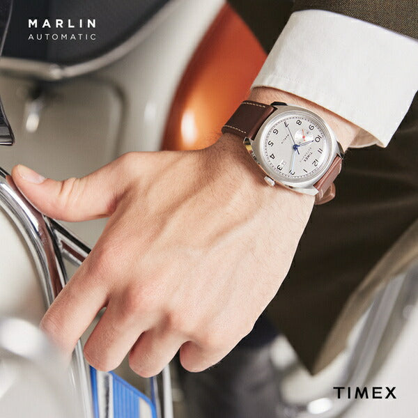 Timex マーリンジェット ブルーレザー 【自動巻き】ケースの厚み9mm