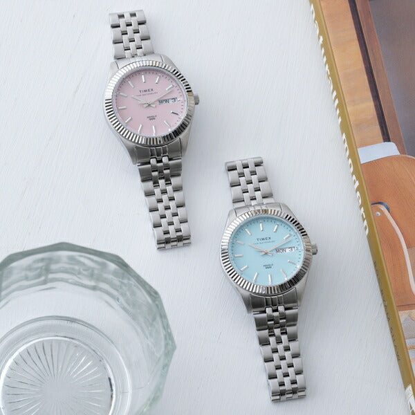 タイメックス Waterbury Legacy ウォ-ターベリー レガシー 日本限定モデル 36mm TW2V66500 メンズ レディース 腕時計 クオーツ スカイブルー