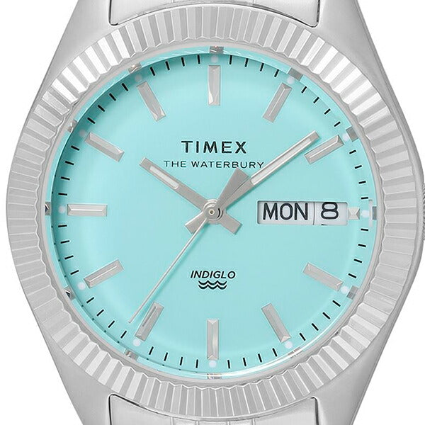 タイメックス Waterbury Legacy ウォ-ターベリー レガシー 日本限定モデル 36mm TW2V66500 メンズ レディース 腕時計 クオーツ スカイブルー