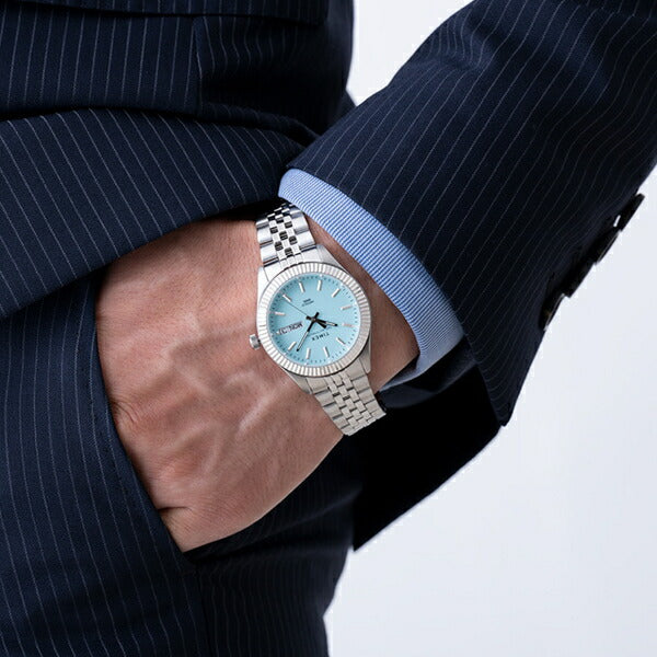 タイメックス Waterbury Legacy ウォ-ターベリー レガシー 日本限定モデル 36mm TW2V66500 メンズ レディース 腕時計 クオーツ スカイブルー