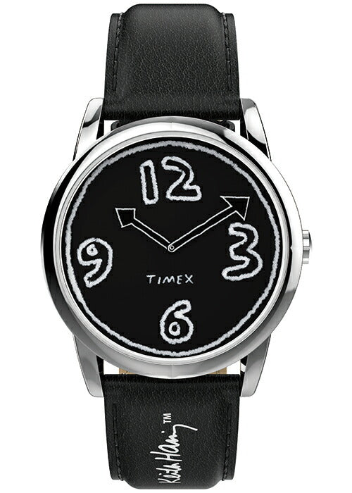 タイメックス キース・へリング コラボレーションモデル イージーリーダー TW2W25400 メンズ レディース 腕時計 クオーツ 電池式 ブラック