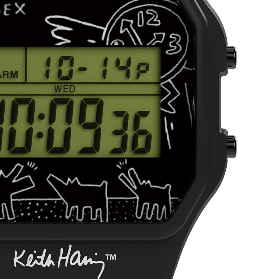 タイメックス キース・へリング コラボレーションモデル TIMEX 80 TW2W25500 メンズ レディース 腕時計 クオーツ 電池式 ブラック