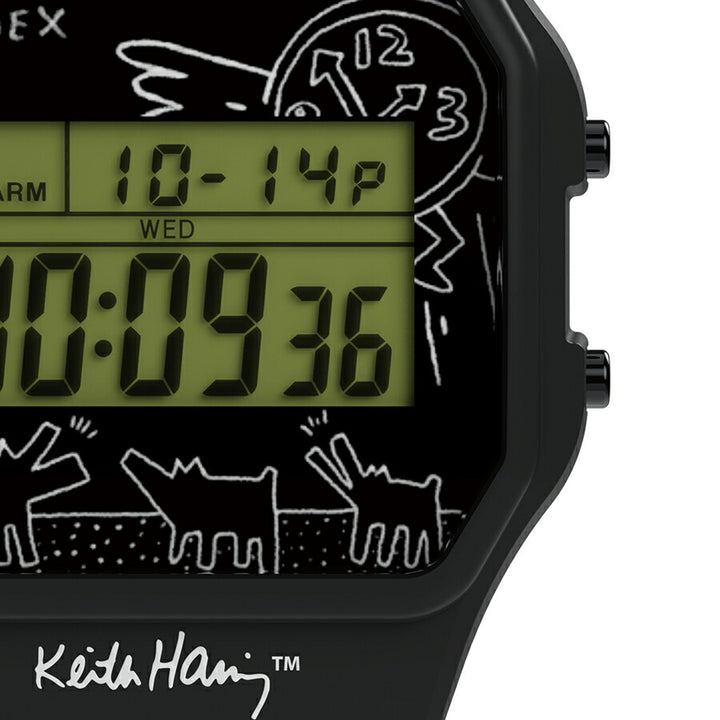 タイメックス キース・へリング コラボレーションモデル TIMEX 80 TW2W25500 メンズ レディース 腕時計 クオーツ 電池式 ブラック