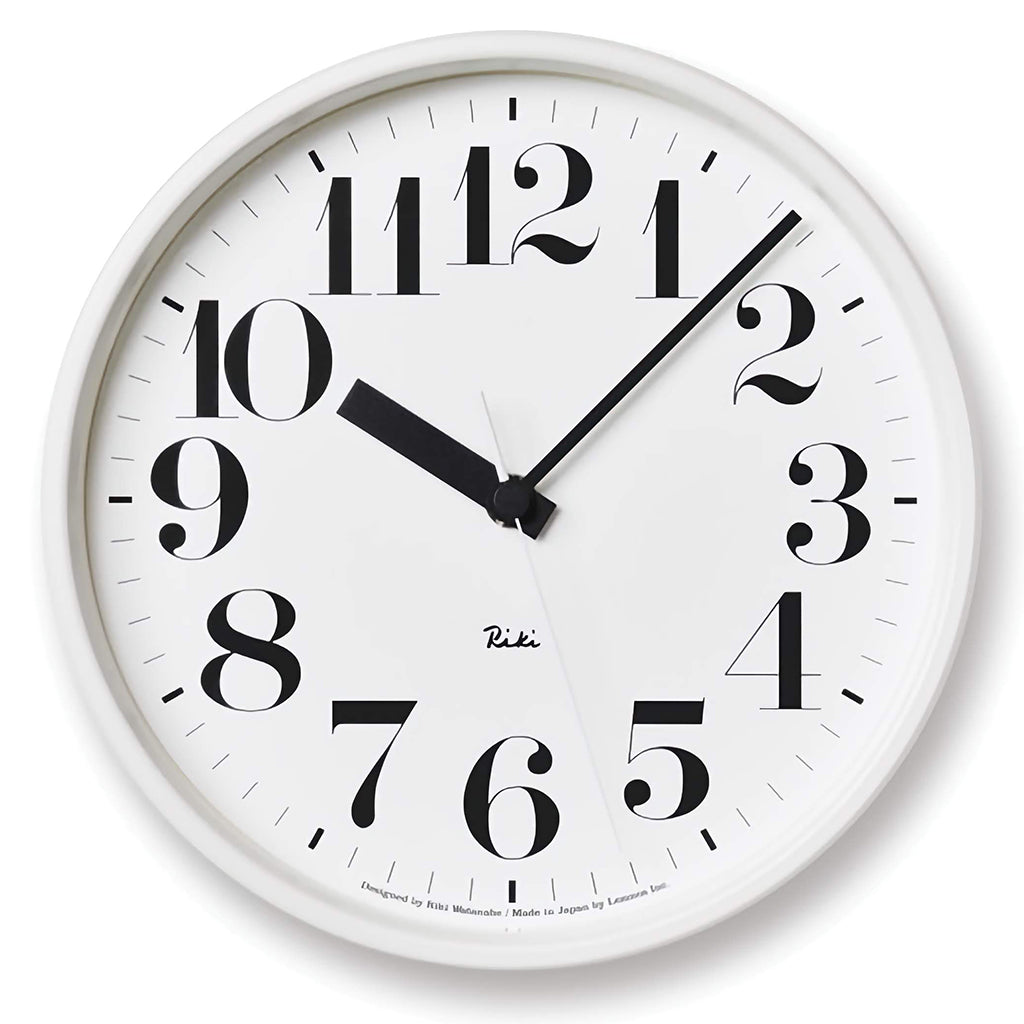 Riki シンプルアナログ掛時計 30cm Riki シンプルアナログ掛時計 30cm Riki シンプルアナログ掛時計 30cm