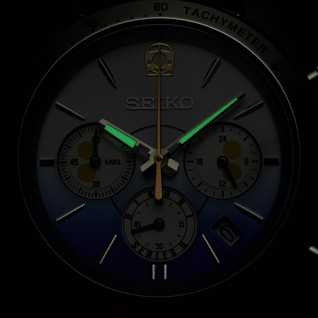 プレミコ セイコー 新幹線鉄道開業60周年記念 夢の超特急 新幹線0系ひかりウオッチ 51397 メンズ クオーツ 電池式 クロノグラフ