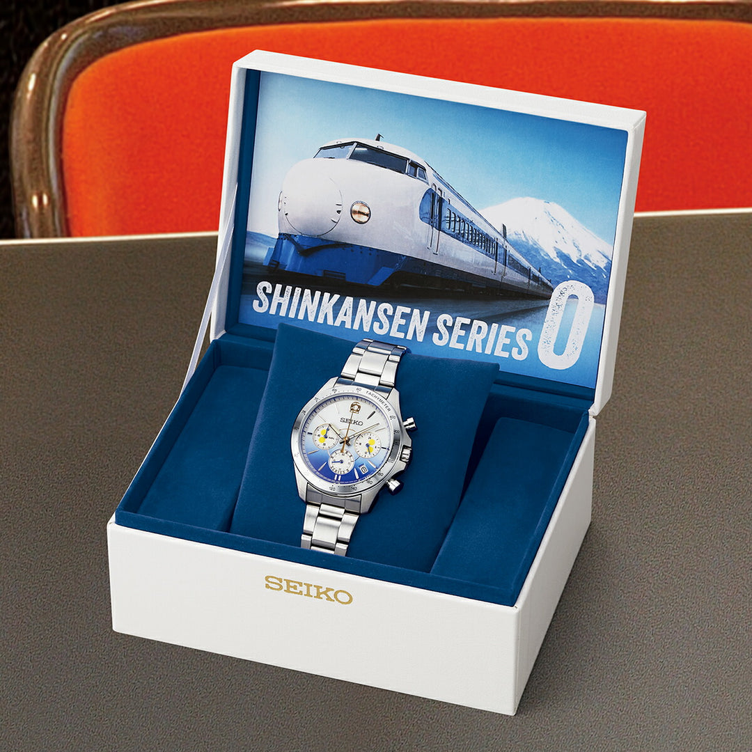 プレミコ セイコー 新幹線鉄道開業60周年記念 夢の超特急 新幹線0系ひかりウオッチ 51397 メンズ クオーツ 電池式 クロノグラフ