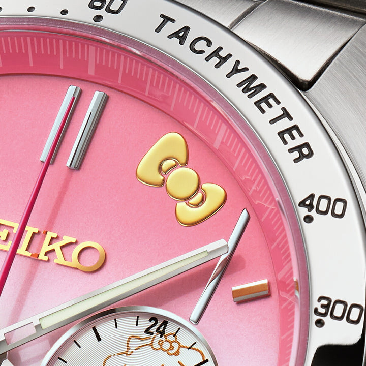 プレミコ セイコー ハローキティ新幹線ウオッチ ハローキティ 50周年記念モデル 51398 メンズ クオーツ 電池式 クロノグラフ