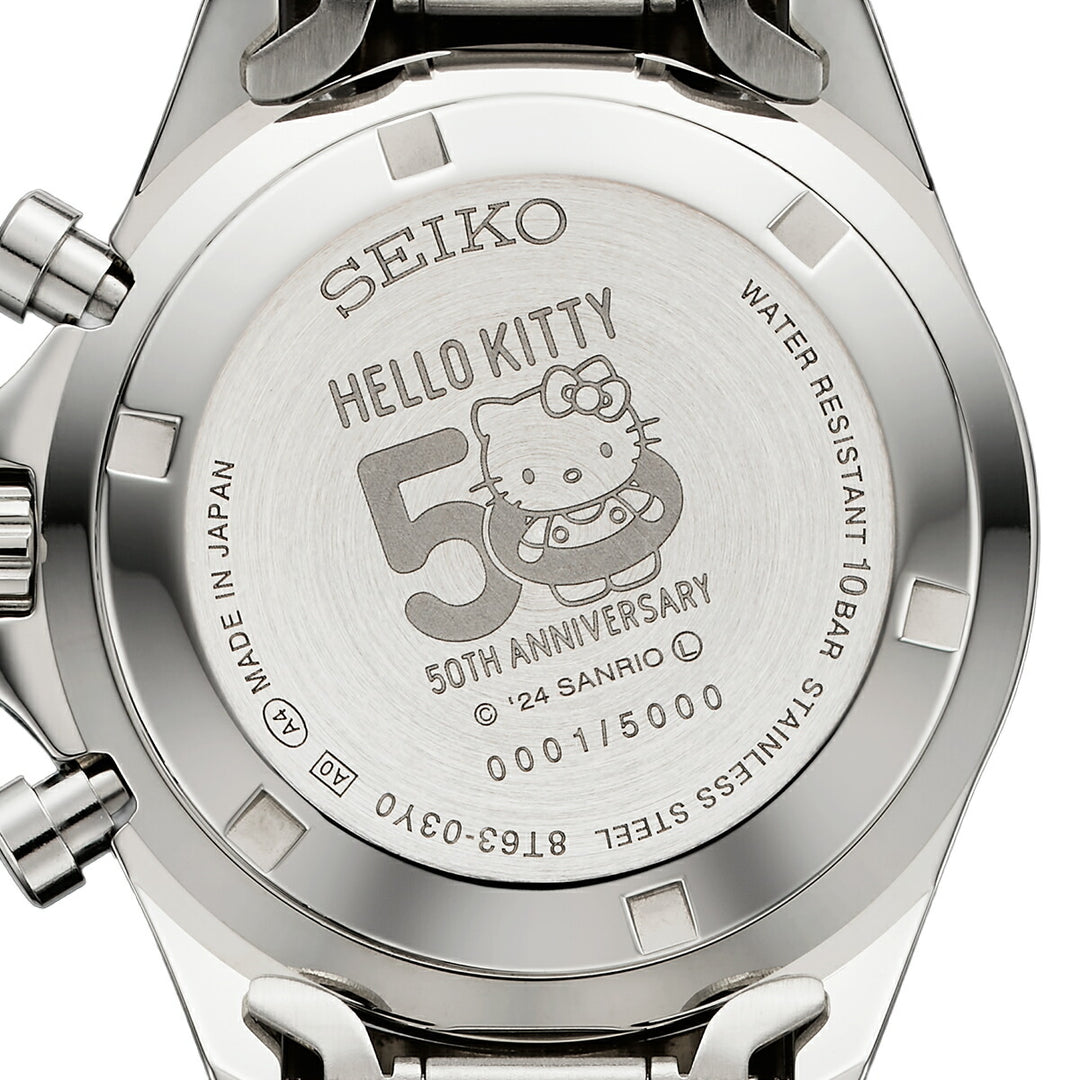 プレミコ セイコー ハローキティ新幹線ウオッチ ハローキティ 50周年記念モデル 51398 メンズ クオーツ 電池式 クロノグラフ