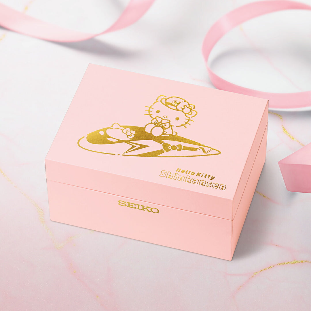 プレミコ セイコー ハローキティ新幹線ウオッチ ハローキティ 50周年記念モデル 51398 メンズ クオーツ 電池式 クロノグラフ