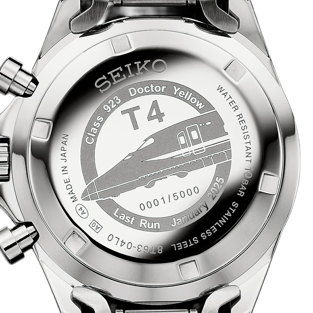プレミコ セイコー 923形ドクターイエローT4 引退記念メモリアルウオッチ 51479 メンズ クオーツ 電池式 クロノグラフ