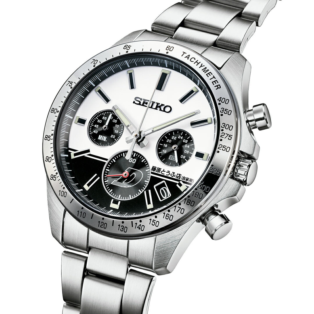 プレミコ セイコー 頭文字D 連載30周年記念 コラボレーションウオッチ 藤原拓海 ハチロク 51490 メンズ クオーツ 電池式 クロノグラフ