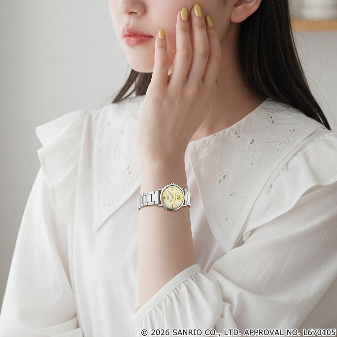 ポムポムプリン 30周年記念 セイコー コラボレーションウオッチ 51598 レディース クオーツ 電池式 イエロー