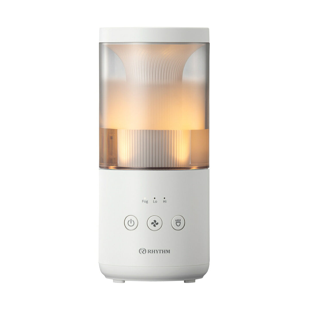 リズム MIST Mini 2 プールレス 卓上 加湿器 超音波振動加湿方式 ライトグレー 9YY030RH08B