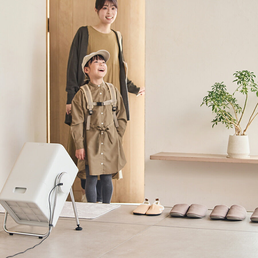 リズム 空気清浄機 コンパクトサイズ 36畳 2重反転ファン ライトグレー Silky Wind Clean 9YYA63RH08