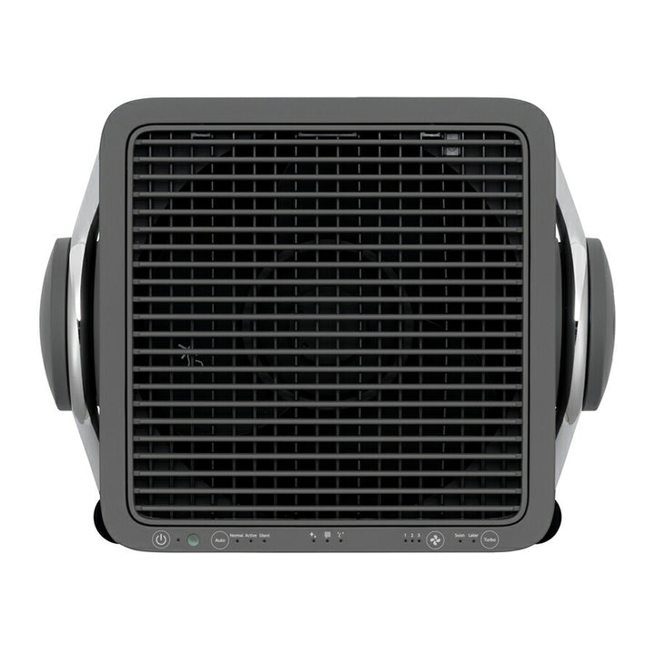 リズム 空気清浄機 コンパクトサイズ 36畳 2重反転ファン ダークグレー Silky Wind Clean 9YYA63RH82