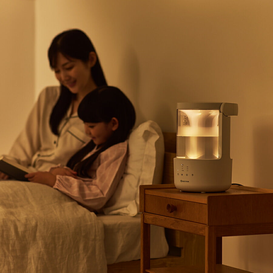 リズム MIST 250 超音波式 プールレス 加湿器 ライトグレー 9YYA64RH08