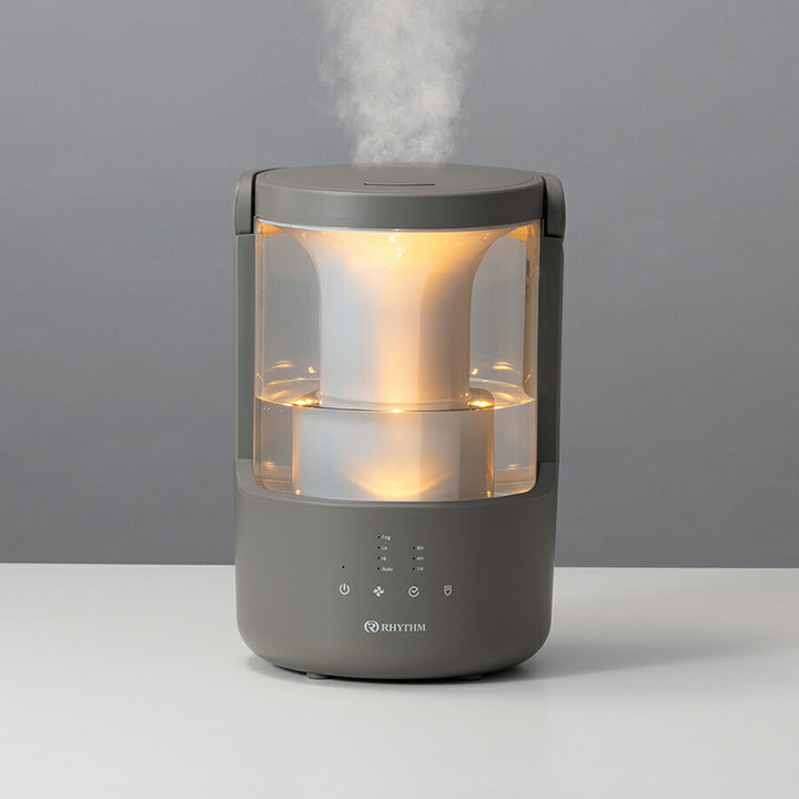 リズム MIST 250 超音波式 プールレス 加湿器 ウォームグレー 9YYA64RH84
