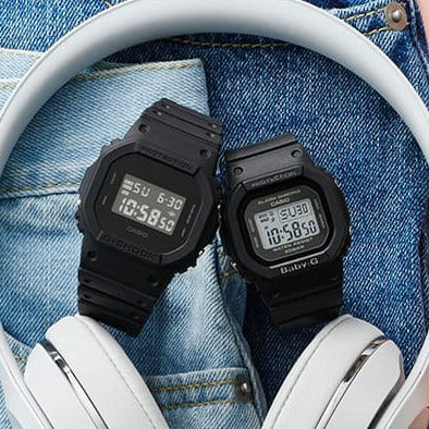 G-SHOCK オリジン ソリッドカラーズ DW-5600BB-1JF メンズ 電池式 デジタル スクエア ブラック 反転液晶