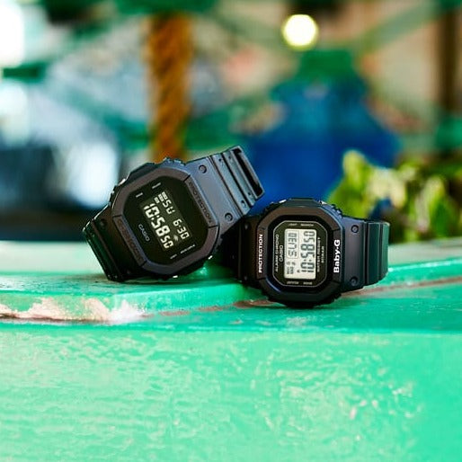 G-SHOCK オリジン ソリッドカラーズ DW-5600BB-1JF メンズ 電池式 デジタル スクエア ブラック 反転液晶