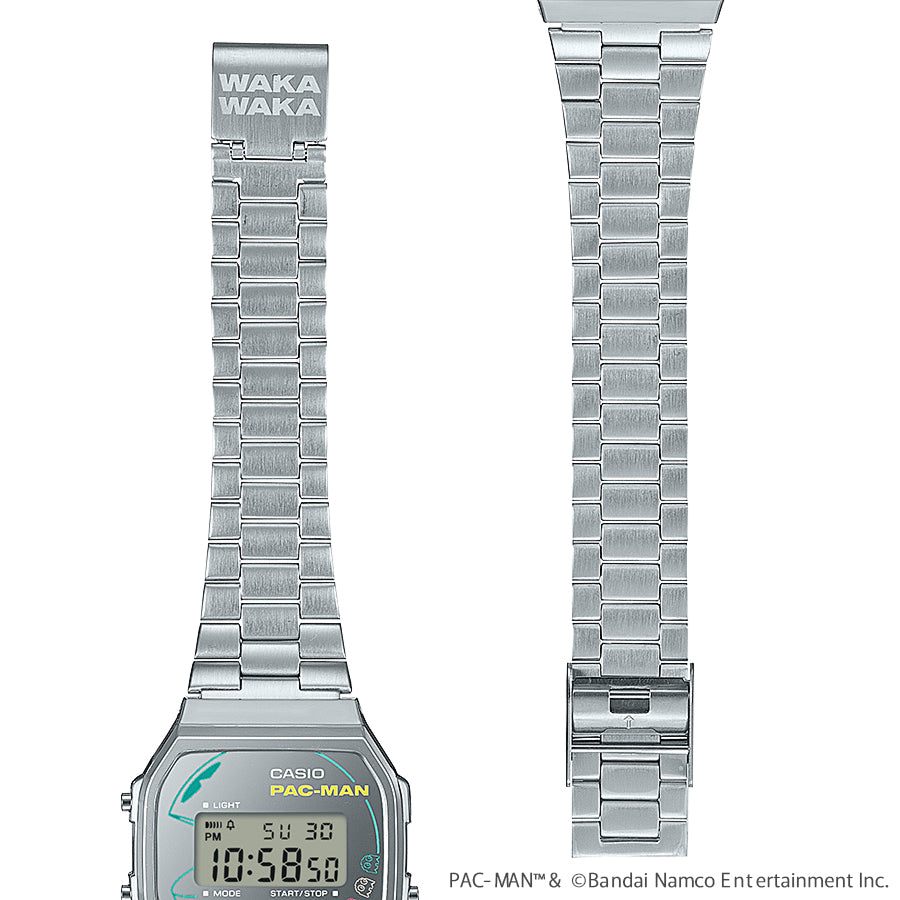 カシオ クラシック パックマン コラボレーションモデル A168WEPC-7AJR メンズ レディース 電池式 デジタル シルバー 国内正規品
