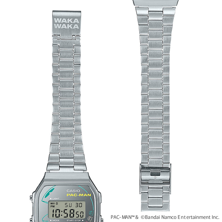 カシオ クラシック パックマン コラボレーションモデル A168WEPC-7AJR メンズ レディース 電池式 デジタル シルバー 国内正規品