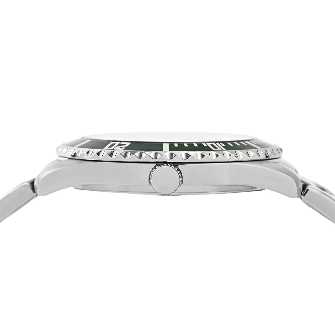 アブソリュート 3針 ダイバーデザイン AB004-RE メンズ クオーツ 電池式 レッドダイヤル メタルバンド