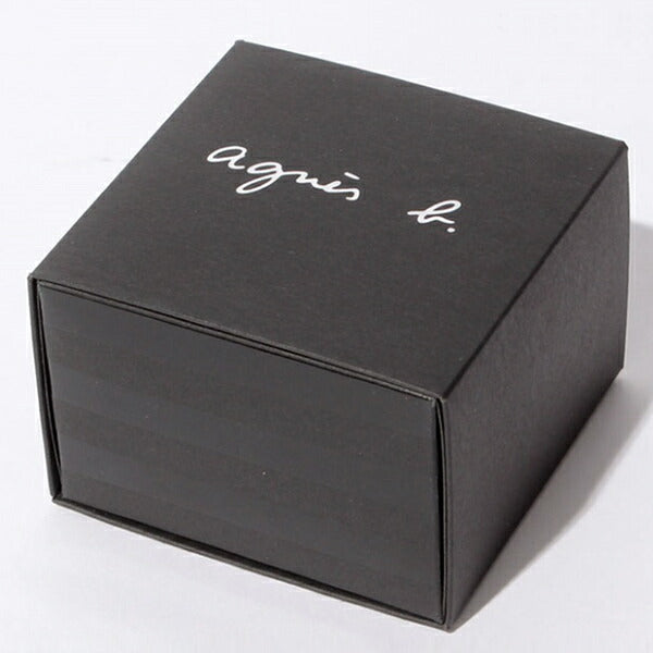 アニエスベー マルチェロ ペアモデル 日本製 FBRT971 メンズ クオーツ 革ベルト ブラック