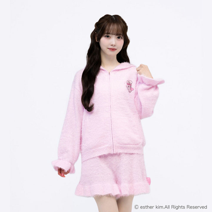 AH エンジェルハート エスターバニー コラボレーション ルームウェア ミニクロック付き AH-RW-EB レディース トップス ショートパンツ フリーサイズ ピンク