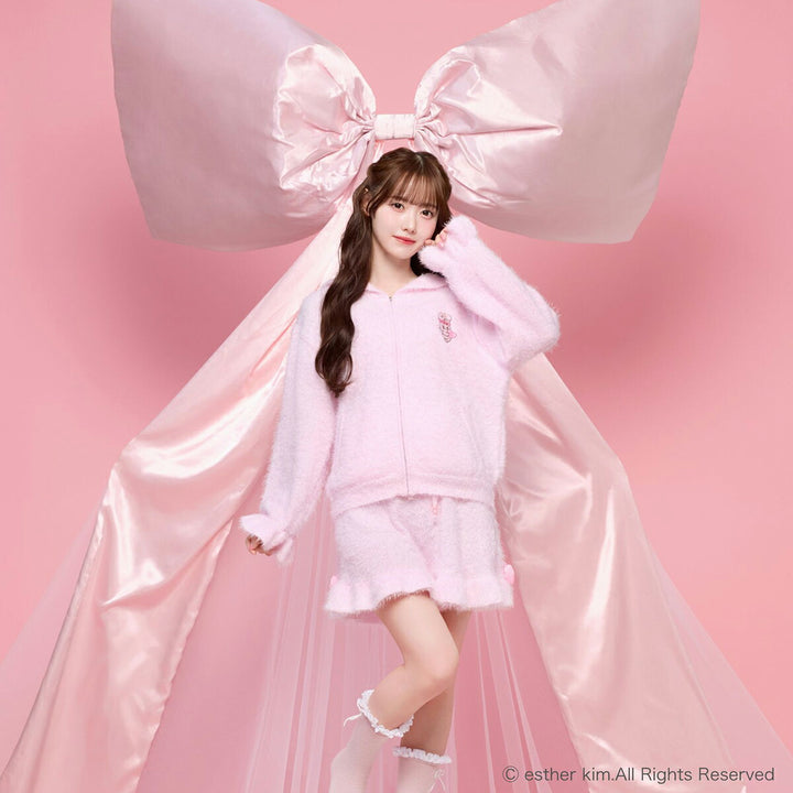 AH エンジェルハート エスターバニー コラボレーション ルームウェア ミニクロック付き AH-RW-EB レディース トップス ショートパンツ フリーサイズ ピンク