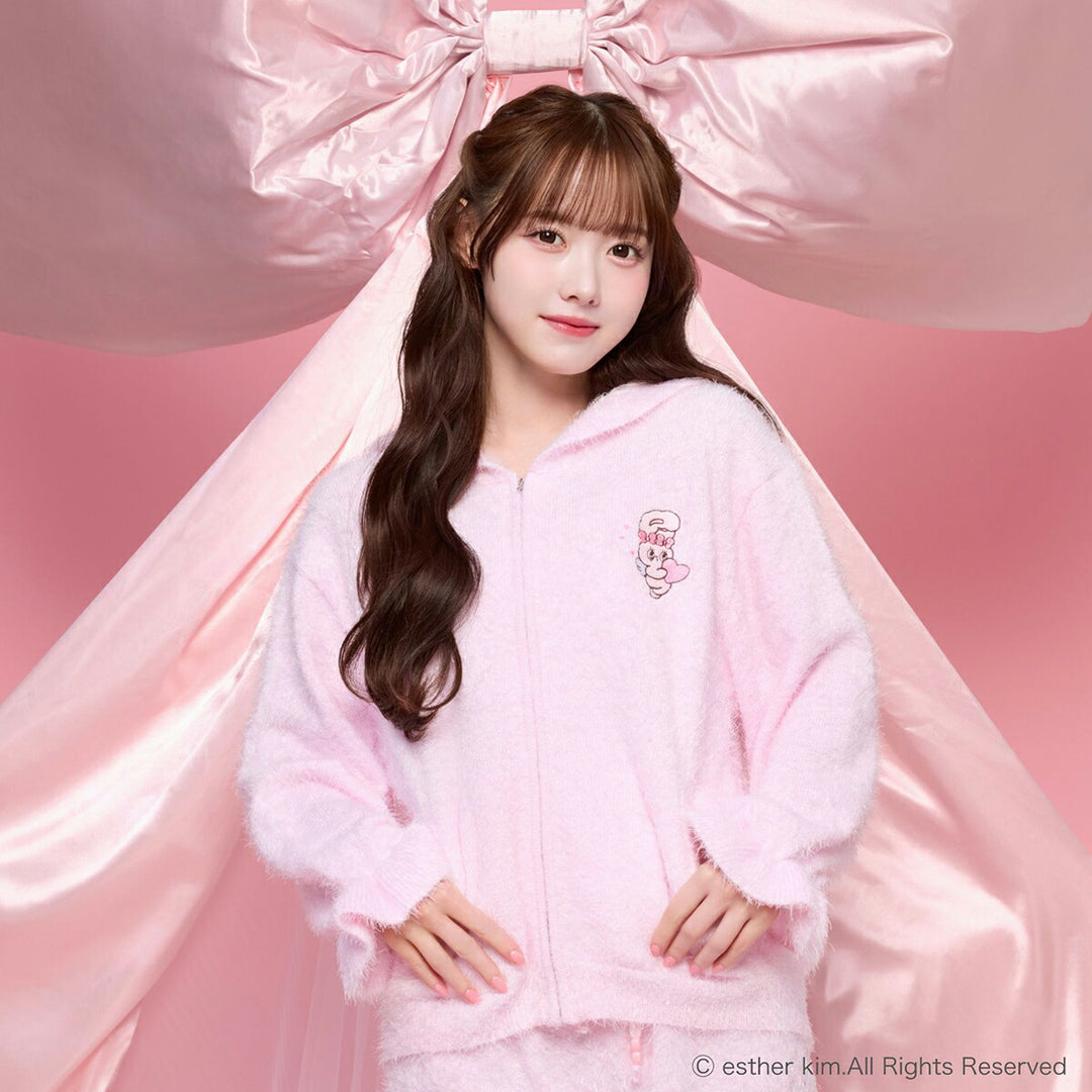 AH エンジェルハート エスターバニー コラボレーション ルームウェア ミニクロック付き AH-RW-EB レディース トップス ショートパンツ フリーサイズ ピンク