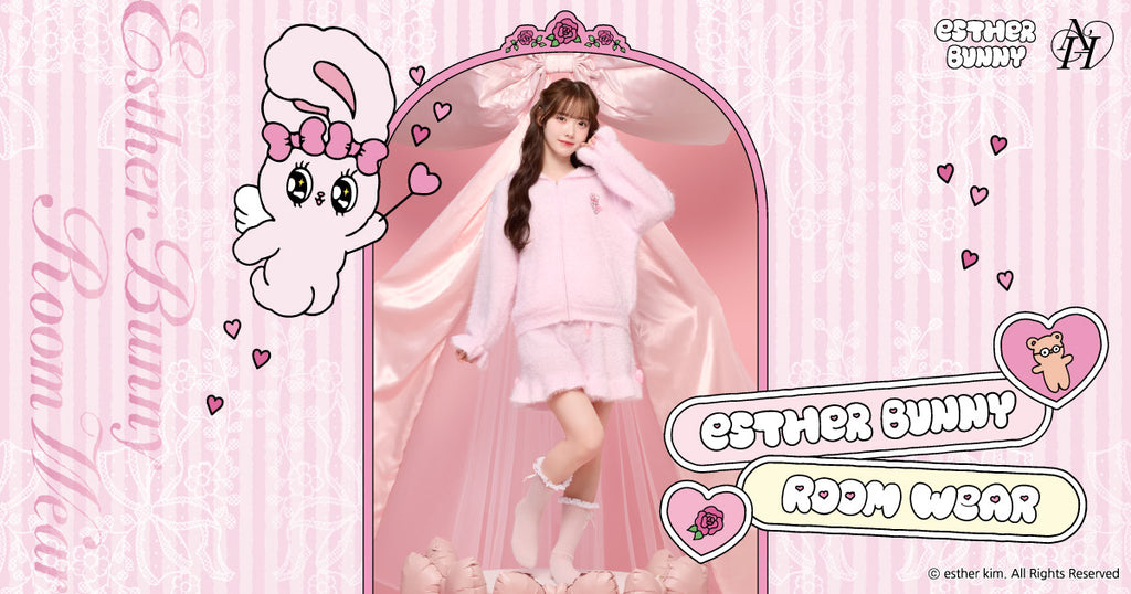 AH エンジェルハート エスターバニー コラボレーション ルームウェア ミニクロック付き AH-RW-EB レディース トップス ショートパンツ フリーサイズ ピンク