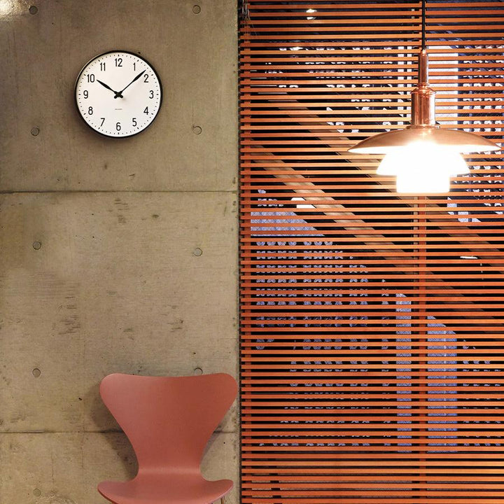 ARNE JACOBSEN アルネヤコブセン STATION ステーション 160mm 掛時計 ウォールクロック AJ43623 インテリア アラビア数字