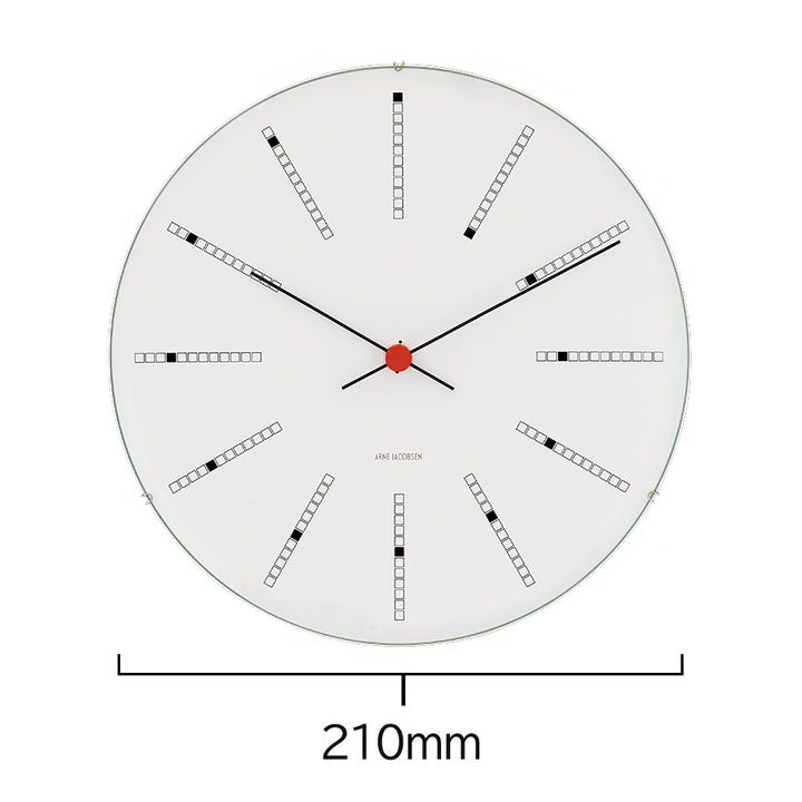 アルネヤコブセン バンカーズ 210mm 掛時計 ウォールクロック AJ43630 インテリア
