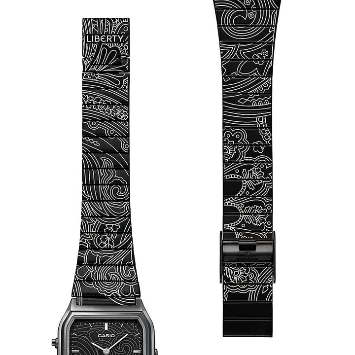 カシオ クラシック リバティ コラボレーションモデル AQ-230EBLT-1AJR メンズ レディース 電池式 アナデジ ブラック