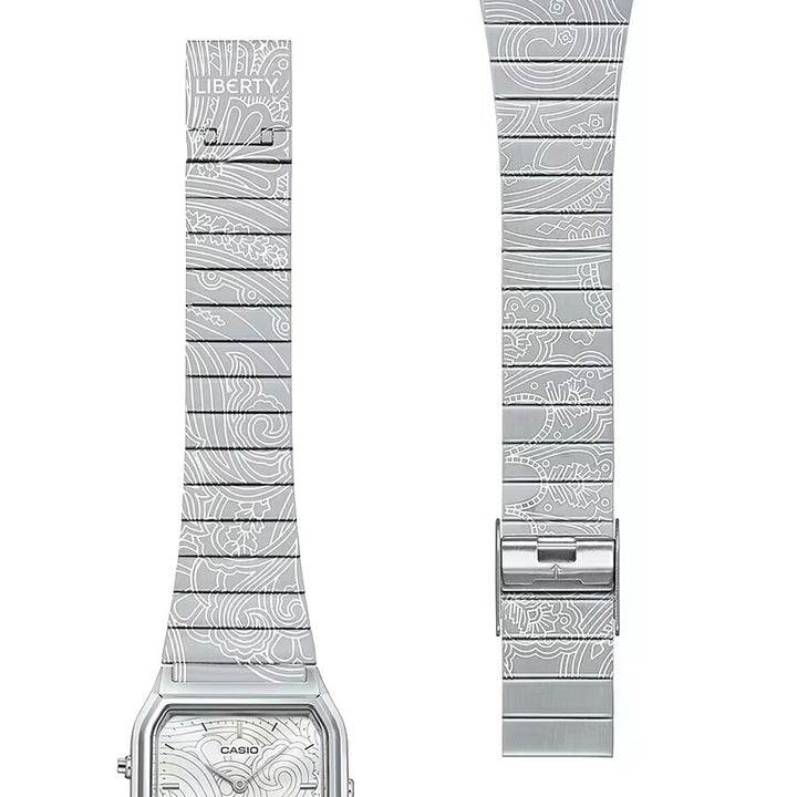 カシオ クラシック リバティ コラボレーションモデル AQ-230ELT-7AJR メンズ レディース 電池式 アナデジ シルバー