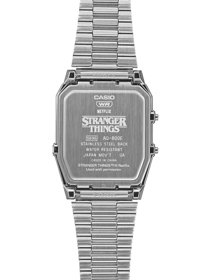 カシオ クラシック ストレンジャー・シングス 未知の世界 コラボレーションモデル AQ-800EST-1AJR メンズ レディース 電池式 アナデジ
