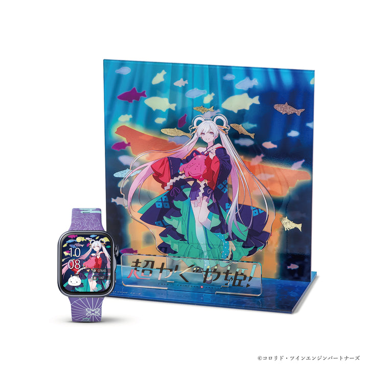 ギャラック 映画『超かぐや姫！』 コラボレーション グッズ 月見ヤチヨ スマートウォッチ アクリルスタンド HUC-CK-FT5-Y AS-CK-Y