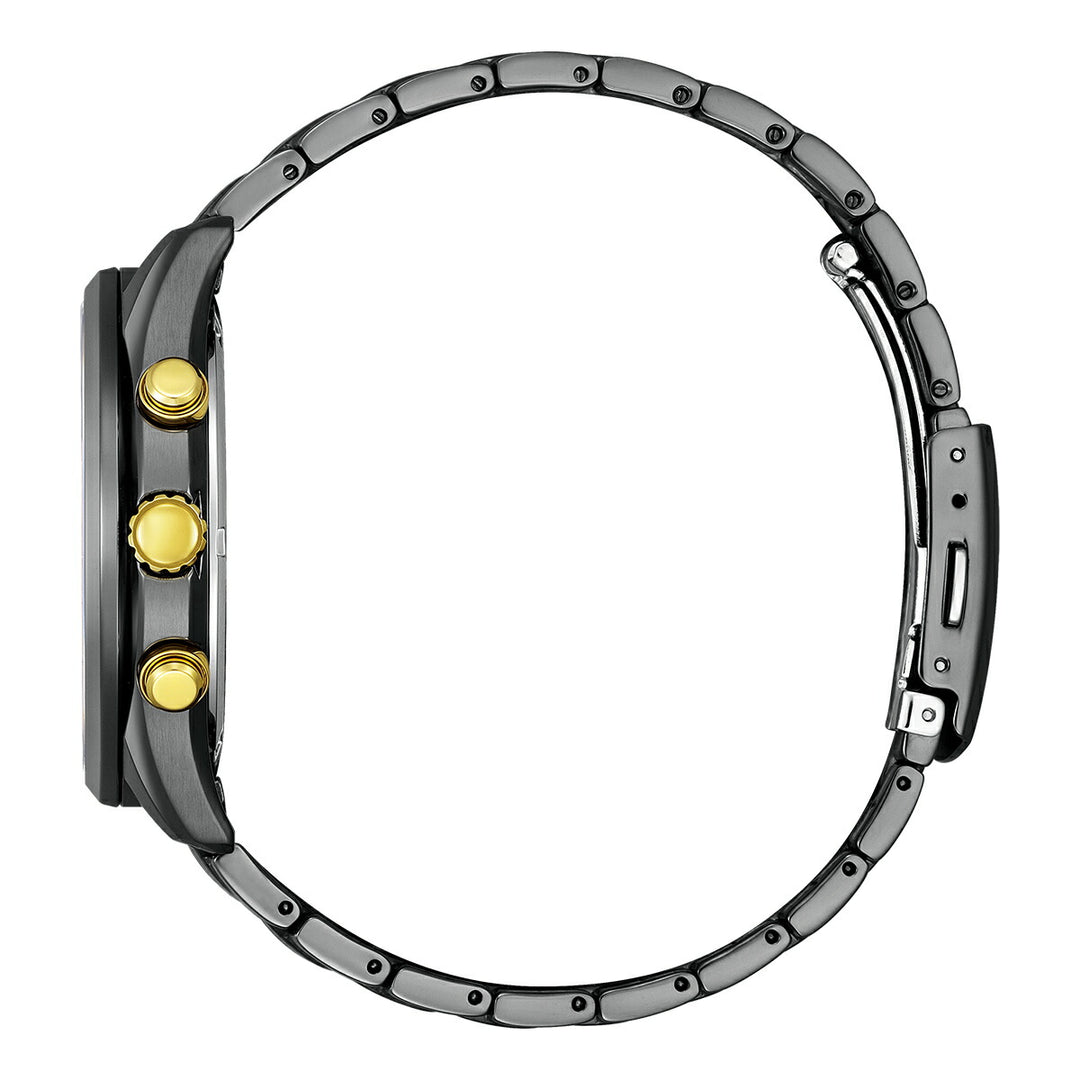 シチズンコレクション エコ・ドライブ 50周年記念 限定モデル LIGHT in BLACK AT2576-68E メンズ ソーラー クロノグラフ