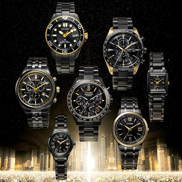シチズンコレクション エコ・ドライブ 50周年記念 限定モデル LIGHT in BLACK AT2576-68E メンズ ソーラー クロノグラフ