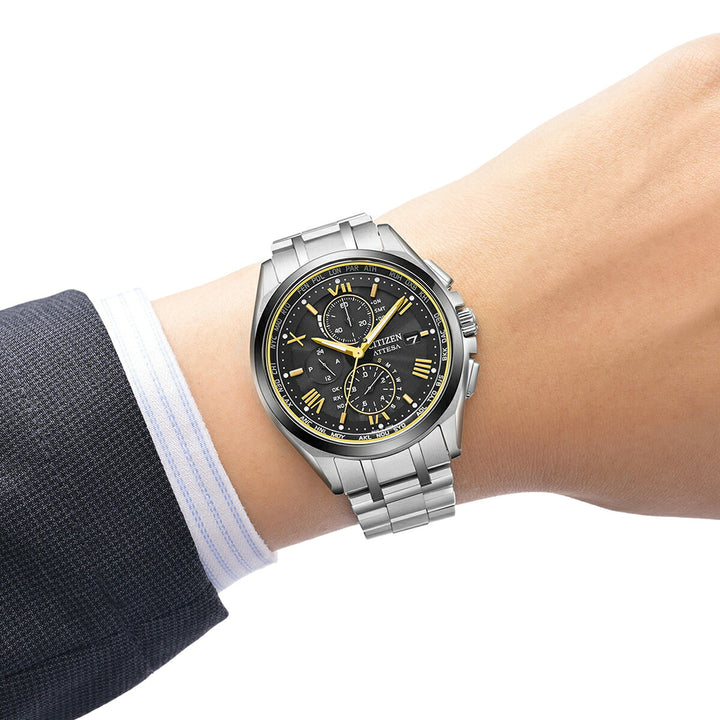 シチズン アテッサ 限定モデル KIZASHI Collection 2026 AT8244-57E メンズ ソーラー 電波 クロノグラフ