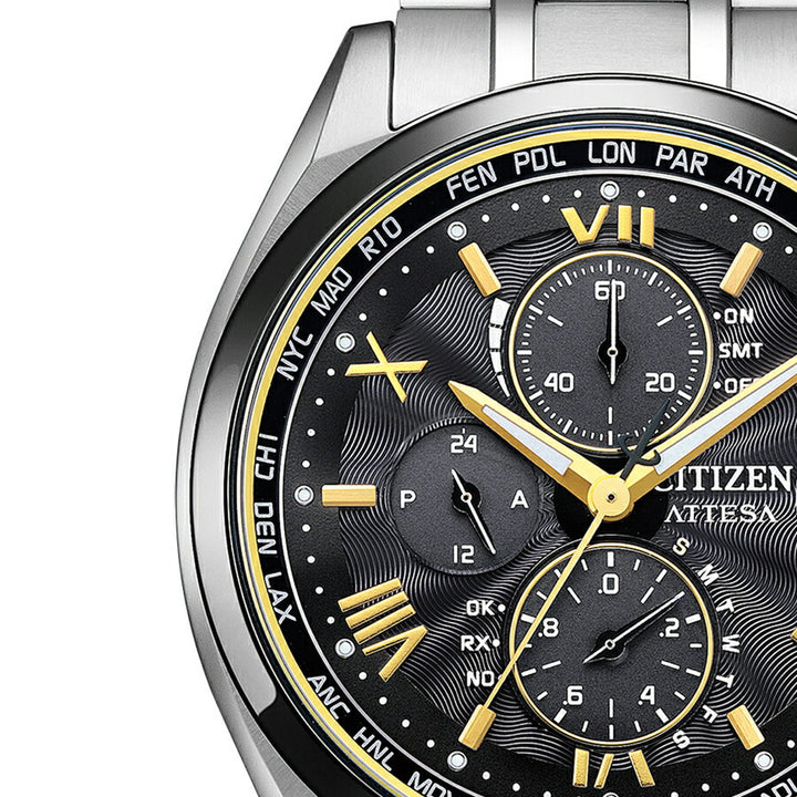 シチズン アテッサ 限定モデル KIZASHI Collection 2026 AT8244-57E メンズ ソーラー 電波 クロノグラフ