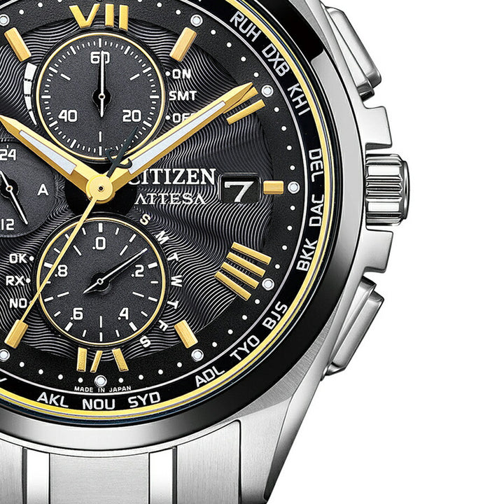 シチズン アテッサ 限定モデル KIZASHI Collection 2026 AT8244-57E メンズ ソーラー 電波 クロノグラフ