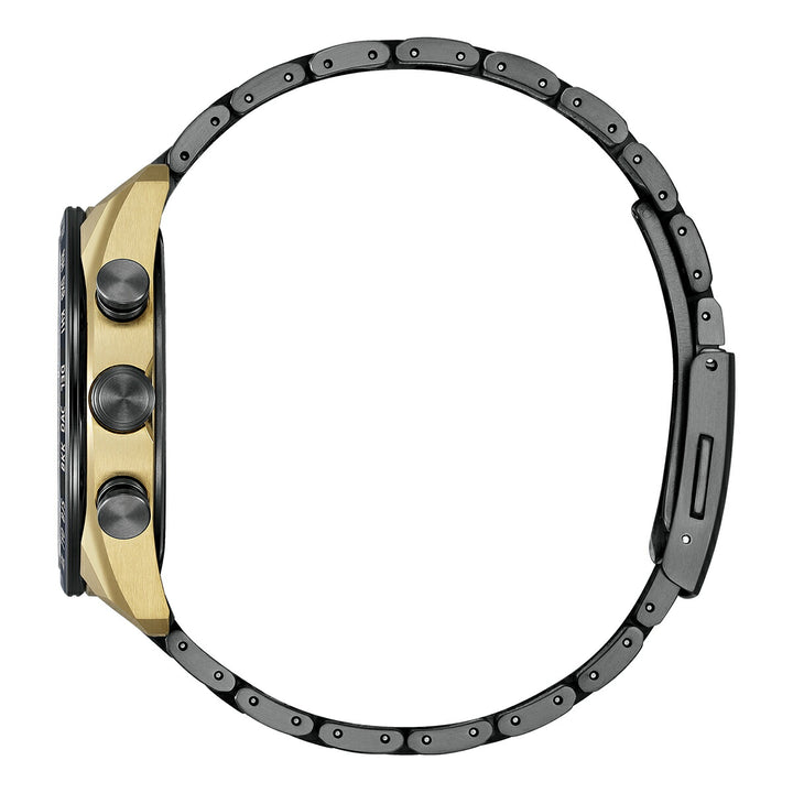シチズン アテッサ ACT Line エコ・ドライブ 50周年記念 限定モデル LIGHT in BLACK AT8384-58E メンズ ソーラー 電波 クロノグラフ