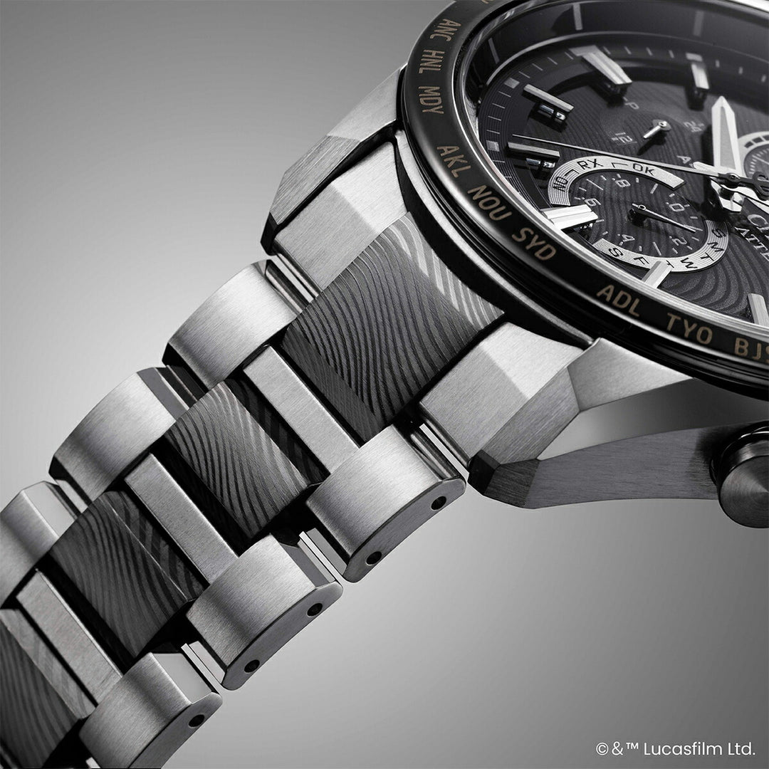 シチズン アテッサ ACT Line スター・ウォーズ 『マンダロリアン』 限定モデル AT8385-55E メンズ 腕時計 ソーラー 電波 クロノグラフ